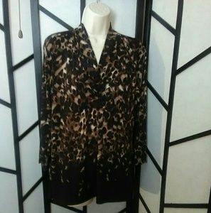 Liz Claiborne's Animal Print Pullover Tunic